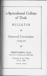 General Catalogue 1928 by Utah State University
