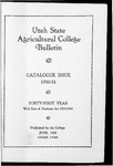 General Catalogue 1930 by Utah State University