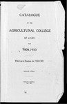 General Catalogue 1909 by Utah State University