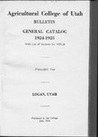 General Catalogue 1924 by Utah State University