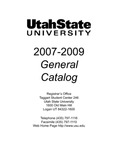 General Catalog 2007-2009 by Utah State University