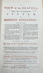 View of the Heavens, being a System of Modern Astronomy. Image 1.