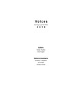 Voices: On Stage and In Print, 2010 by Utah State University Department of English
